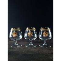 Набор бокалов для коньяка Золотая Русь