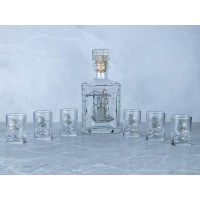 Набор для водки со штофом Главный строитель