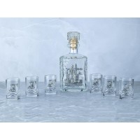 Набор для водки со штофом Главный нефтяник