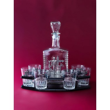 Набор для водки со штофом Нефть России