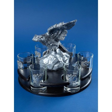 Набор стопок для водки с баром Великий орел