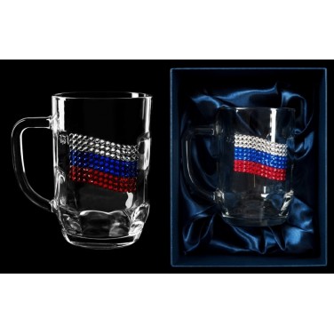 Пивная кружка Флаг России