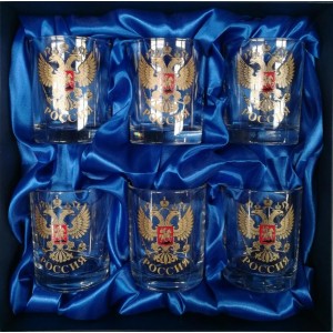 Набор бокалов для виски Герб России