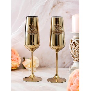 Набор фужеров для шампанского 7 счастливых лет вместе