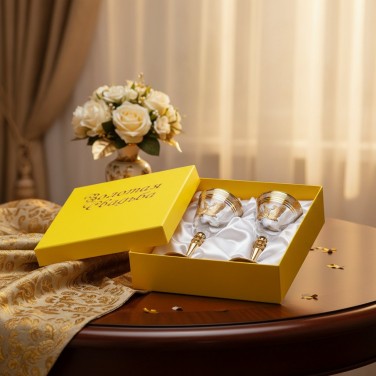 Набор бокалов для вина Золотая свадьба - 50 лет