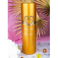 Стеклянная ваза 50 лет вместе!