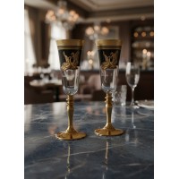 Набор фужеров для шампанского 7 лет вместе Набор фужеров для шампанского 7 лет вместе