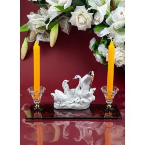 Набор подсвечников Рубиновая свадьба - 40 лет в любви