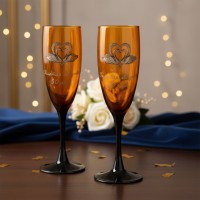 Набор фужеров для шампанского С годовщиной - 50 лет вместе!