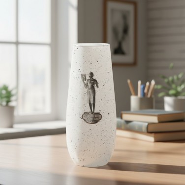 Стеклянная ваза Лучшему учителю