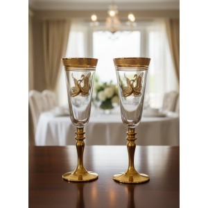 Набор фужеров для шампанского 22 года вместе