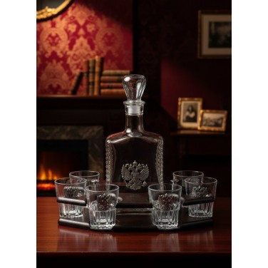 Набор для водки со штофом Великая страна