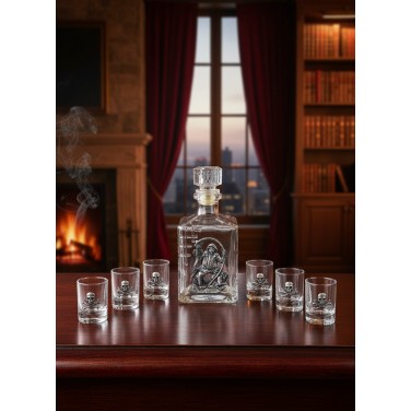 Набор для водки со штофом Рыбацкий