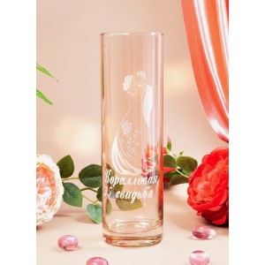 Стеклянная ваза 35 лет рядом Стеклянная ваза 35 лет рядом