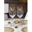 Набор бокалов для вина Золотая свадьба - 50 лет счастья