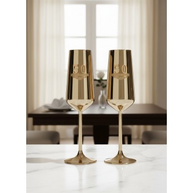 Набор фужеров для шампанского Вместе 50 счастливых лет