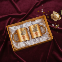 Набор чайных кружек Золотая свадьба