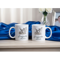 Набор чайных кружек Фарфоровая свадьба