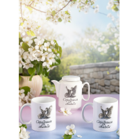 Чайный сервиз Серебряная свадьба