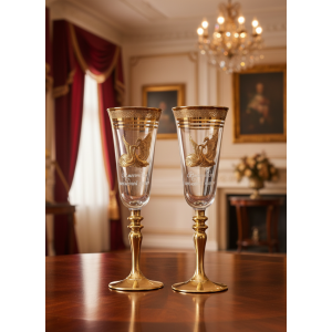 Набор фужеров для шампанского Вместе до последней капли