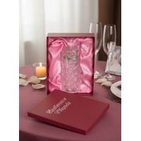 Хрустальная ваза Десять лет счастья