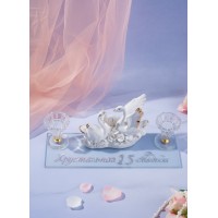 Набор подсвечников Хрустальная свадьба