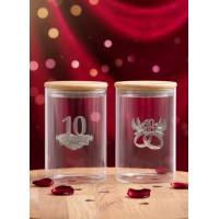 Набор банок для сыпучих продуктов 10 лет вместе