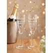 Набор фужеров для шампанского Вместе 10 лет!