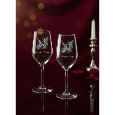 Набор фужеров для шампанского Мы вместе 1 год