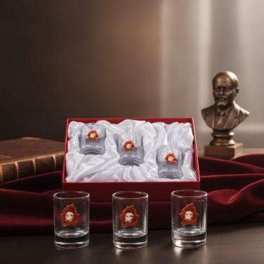 Набор стопок для водки Пионерская зорька