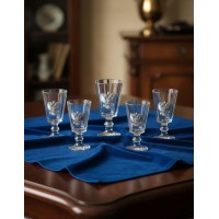 Подарочный набор хрустальных лафитников Двуглавый орел