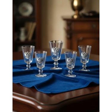 Подарочный набор хрустальных лафитников Двуглавый орел