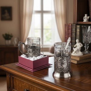 Чайный набор Оловянная свадьба