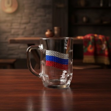 Пивная кружка Флаг России