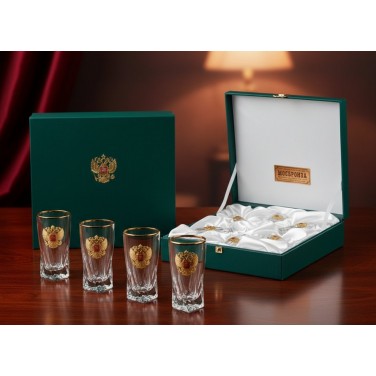 Набор стопок для водки Золотой фонд