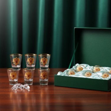 Набор стопок для водки Златоглавый