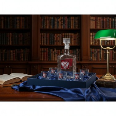 Набор для водки со штофом Русская дипломатия