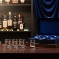 Набор стопок для водки Эмблема Следственного комитета