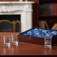 Набор стопок для водки Отечество, долг, честь