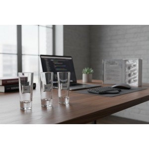 Набор стопок для водки Допинг программиста