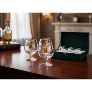 Набор бокалов для коньяка Золотой век