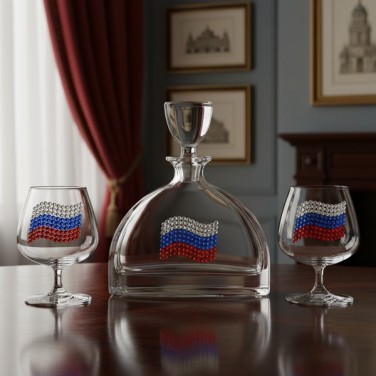 Набор для коньяка Триколор