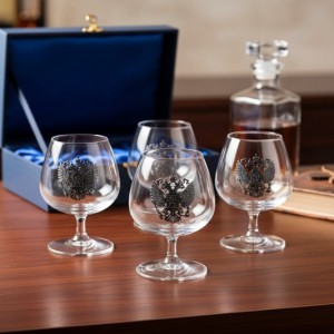 Набор бокалов для коньяка Гербовый