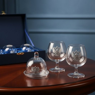 Набор бокалов для коньяка с лимонницей Гурман