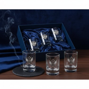 Набор стопок для водки Царская тройка