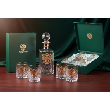Хрустальный набор для виски Президент