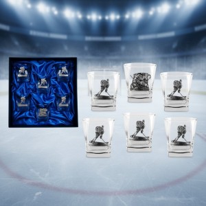 Набор бокалов для виски Хоккейная пятёрка