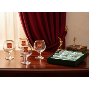 Набор бокалов для коньяка Златоглавый орёл