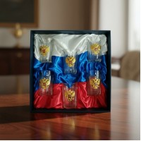 Набор гранёных стаканов Народная власть