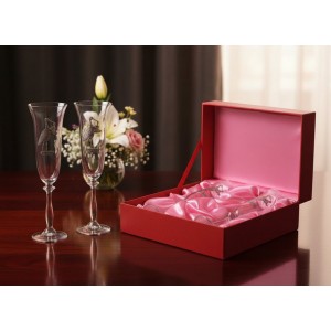 Набор фужеров для шампанского С рождением девочки!